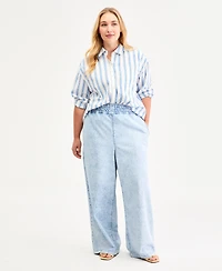 On 34th Trendy Plus High Rise Wide-Leg Pants, Macy's Exclusive