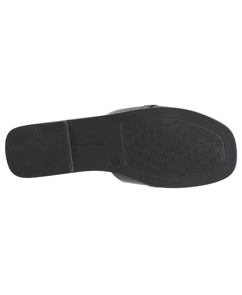 New York & Company Women's Rayla Slides Sandals