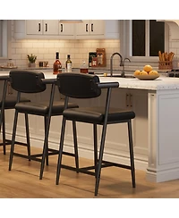 gaomon Set of 2 Counter Stools with Armrest
