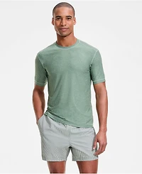 Lands' End Men's 5" Seersucker Volley with Hydroliner Swim Trunk