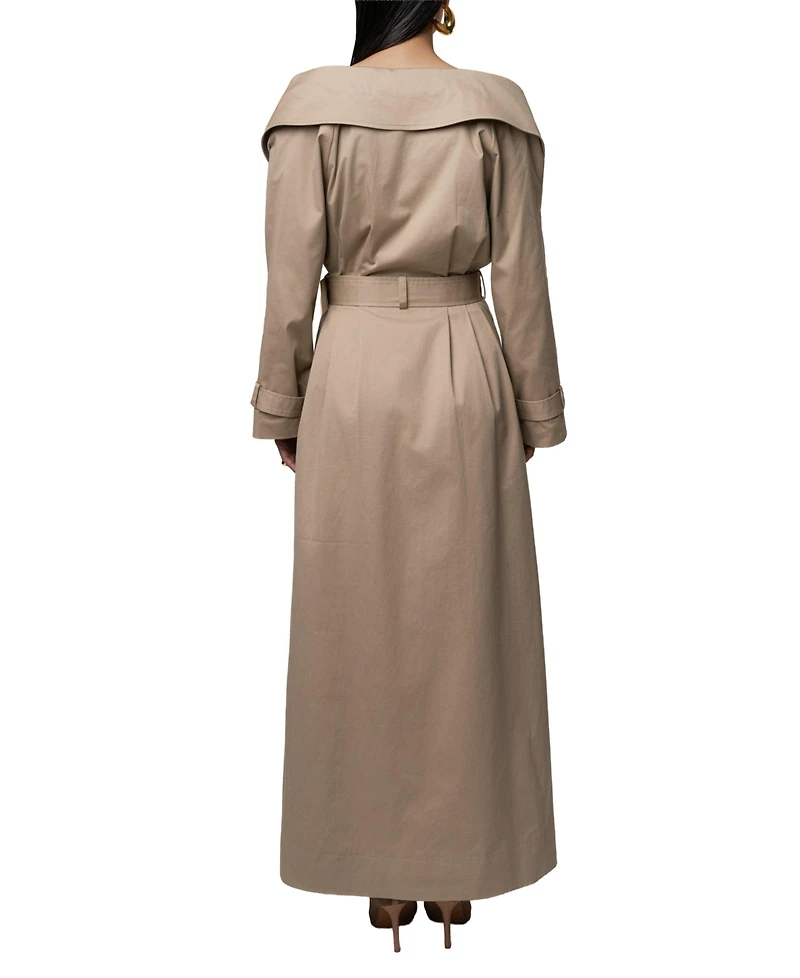 Jluxlabel Women's Soft Authority Trench Coat