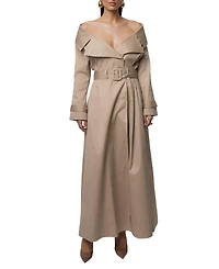 Jluxlabel Women's Soft Authority Trench Coat