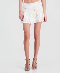 Guess Women's Hayden Embroidered Mini Skirt