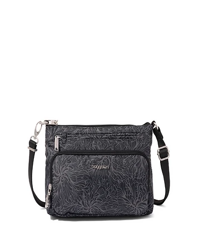 Baggallini Women's Modern Everywhere Slim Crossbody with Rfid Wristlet, Set 2 Piece