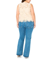 Vince Camuto Plus Sleeveless Crew Neck Top