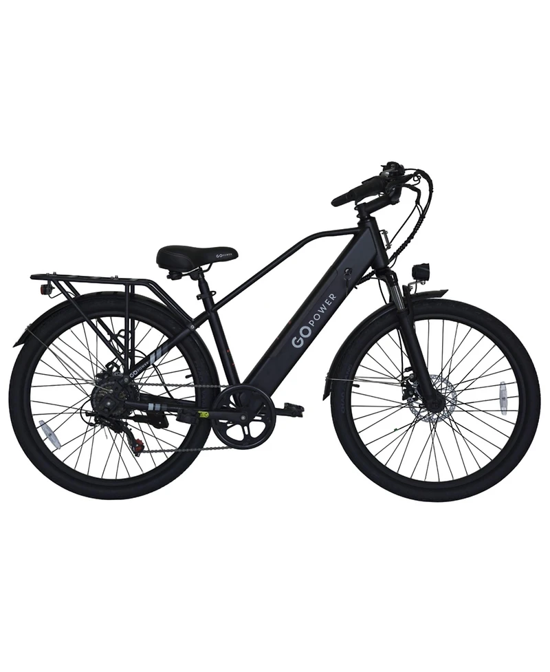 GoPowerBike GoScout Folding Electric Bike 20mph Max Speed & 500W Motor | Gray