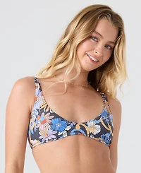 Roxy Women's Scoop Neck Bralette Bikini Top