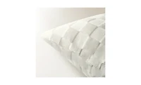Z Gallerie Checker Velvet Lumbar Pillow