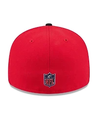 New Era Men's Red/Black Kansas City Chiefs 2026 Nfl Draft Pre-Curved 59FIFTY Fitted Hat