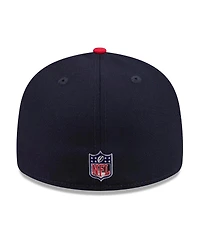 New Era Men's Navy/Red Houston Texans 2026 Nfl Draft Pre-Curved 59FIFTY Fitted Hat
