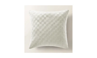 Z Gallerie Checker Velvet Pillow
