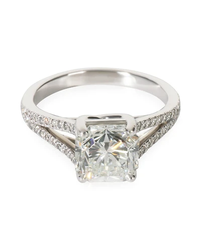 Pre-Owned Tiffany & Co 1.80ct Cut Cornered Mixed Cut Diamond Lucida Engagement Ring