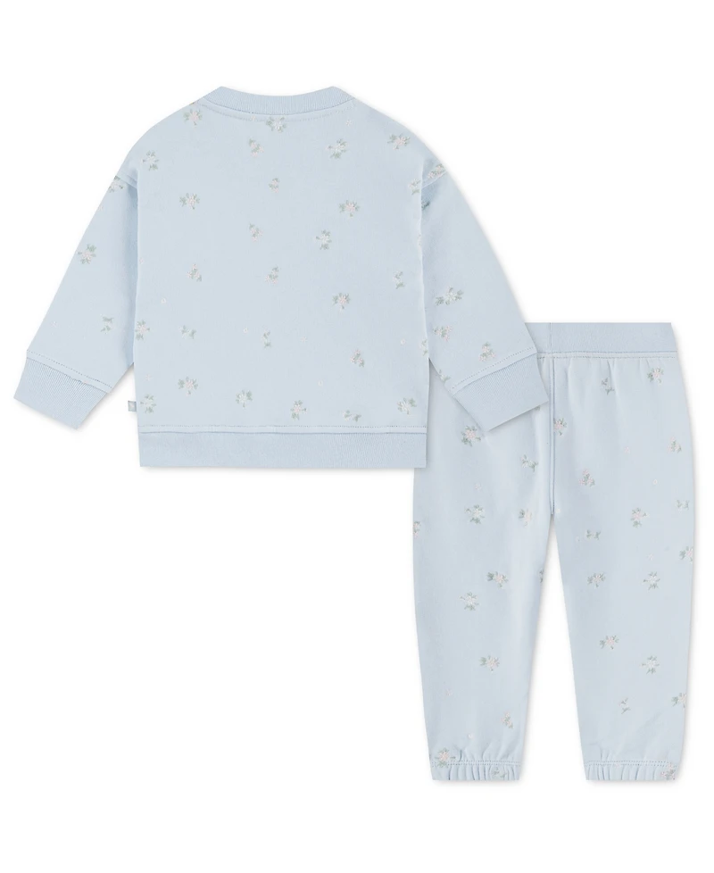 abercrombie kids Baby Girls' Sweatshirt and Pants, 2-Piece Set