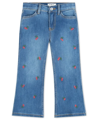abercrombie Kids Girls' Cherry Print Flare Leg Jeans