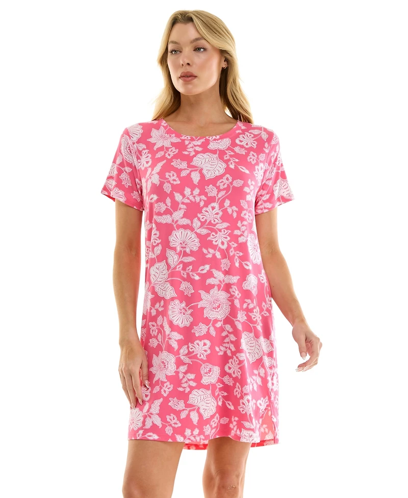 Roudelain Women's Short-Sleeve Sleep Shirt