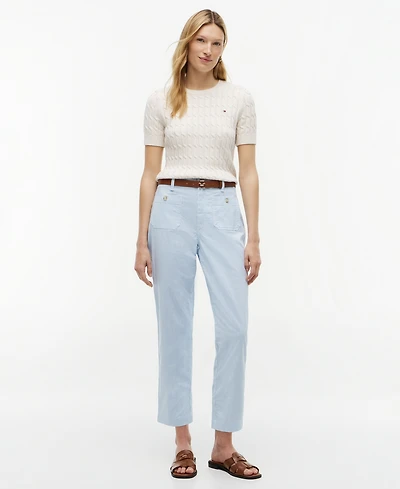 Tommy Hilfiger Women's Twill Patch Pocket Chinos Pants