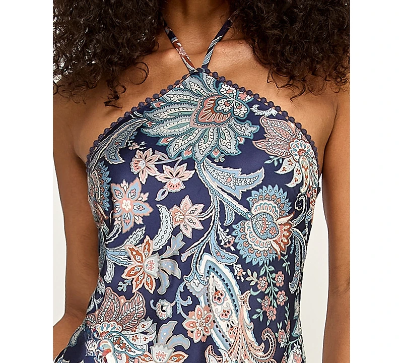 Seni & Cade Juniors' Paisley Print Midi Dress