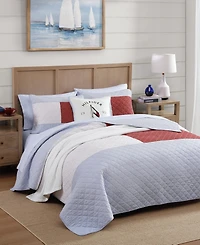 Tommy Hilfiger Nautical Anchor Flag 2-Pc. Quilt Set, Twin