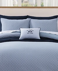 Tommy Hilfiger Trellis Flag Texture 3-Pc. Comforter Set, King