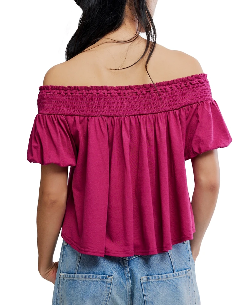 Free People Women's Mabel Off-The-Shoulder Knit Top