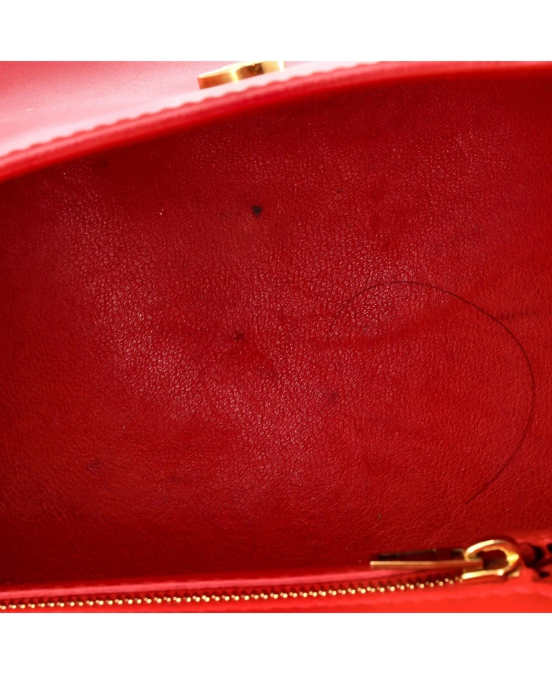 Pre-Owned Balenciaga Small Hourglass Top Handle Bag Leather