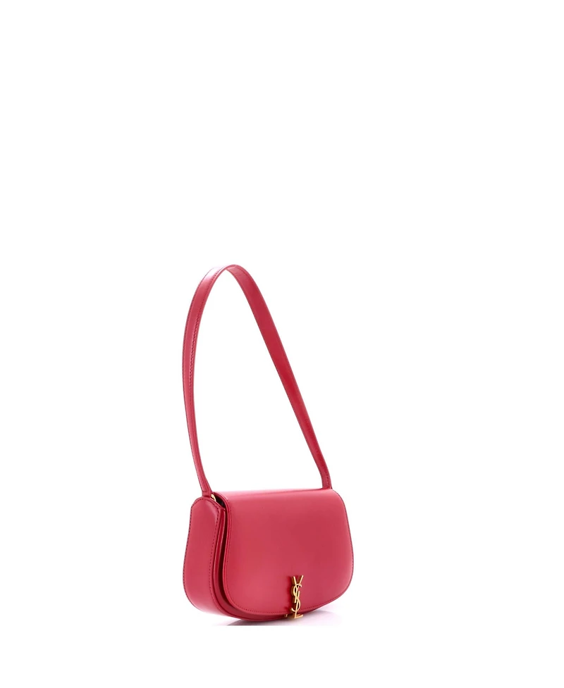 Pre-Owned Saint Laurent Mini Voltaire Shoulder Bag Leather