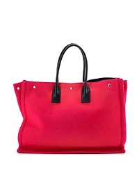 Pre-Owned Saint Laurent Large Rive Gauche Shopper Tote Felt