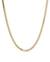 Ana Luisa Ina Mini Gold-Plated Herringbone Necklace
