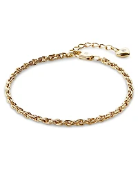 Ana Luisa Lisa Gold-Plated Twisted Chain Bracelet