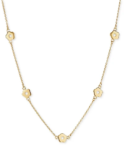 Ana Luisa Rowena Gold-Plated Flower Station Necklace