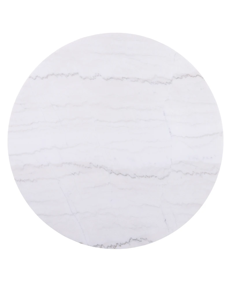 Colby 18" Marble Round End Table