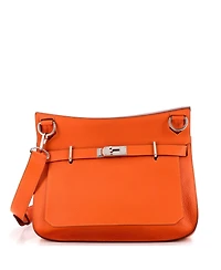 Pre-Owned HERMES 34 Verso Jypsiere Bag Clemence
