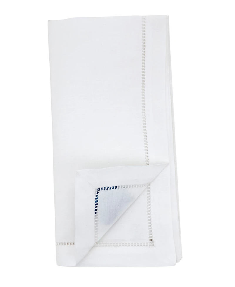 Saro Lifestyle Embroidered Double Fish Cotton Napkins, Set of 6