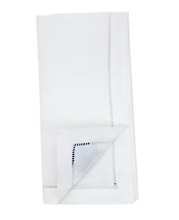 Saro Lifestyle Embroidered Double Fish Cotton Napkins, Set of 6