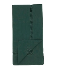 Saro Lifestyle Stitched Border Decorative Napkins