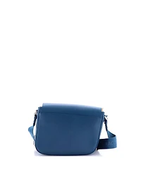 Pre-Owned Salvatore Ferragamo Small Fiamma Messenger Bag Leather
