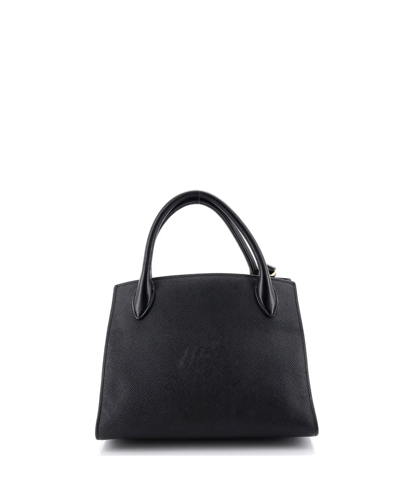 Pre-Owned Prada Monochrome Tote Saffiano with City Calf