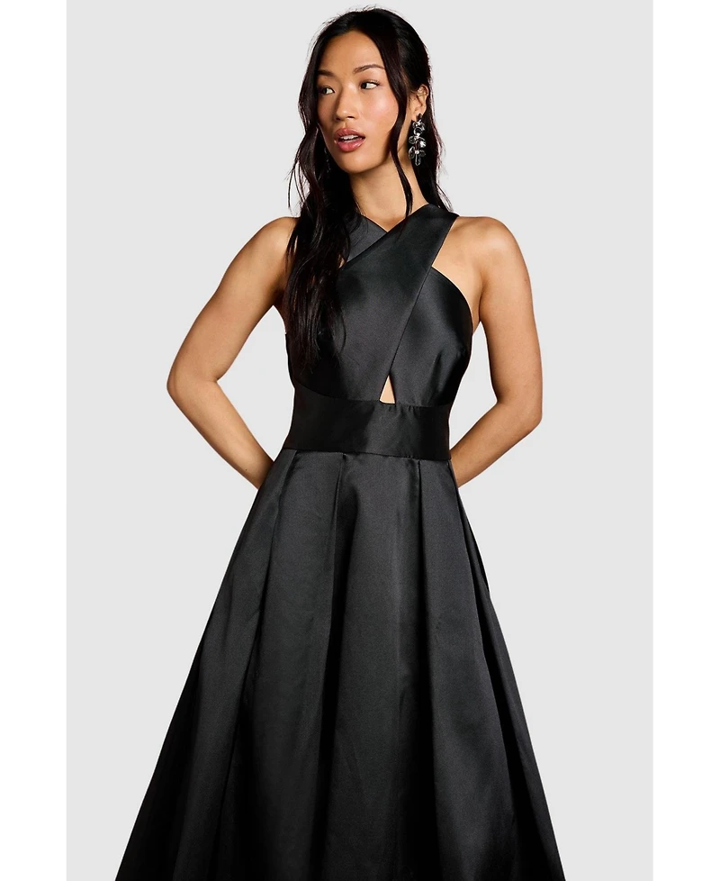 Coast Women's Cross Neck Twill Bridesmaid Dress