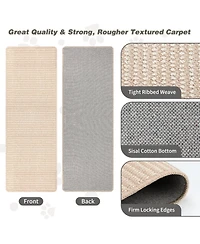 Aronkl Extra Large Thickened Cat Wall Climbing Carpet Scratch Pad with Fixed Nails Furniture Protector