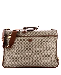 Pre-Owned Gucci Retro Interlocking G Garment Bag Gg Coated Canvas