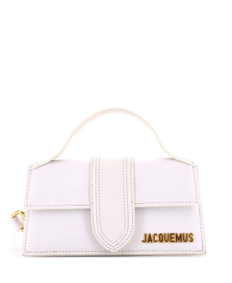 Pre-Owned Jacquemus Le Bambino Top Handle Flap Bag Leather