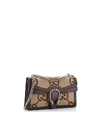 Pre-Owned Gucci Small Dionysus Bag Jumbo Gg Canvas