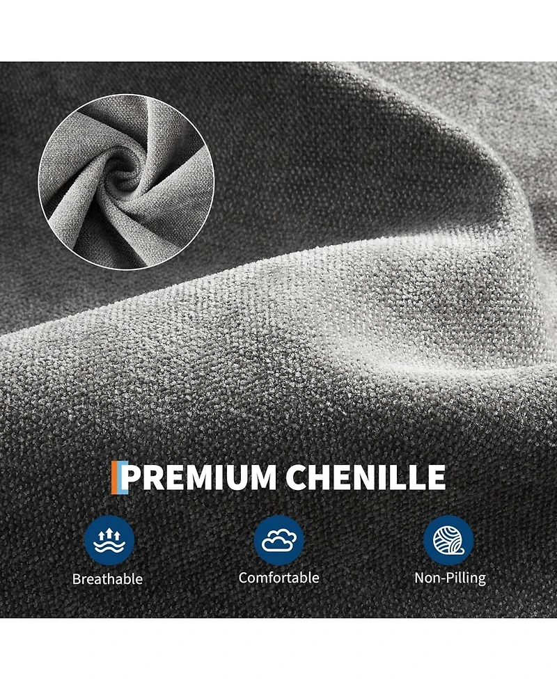 gaomon Power Recliner Glider Chair with Smooth Swivel, Rocking Motion Adjustable Recline and Double Armrests