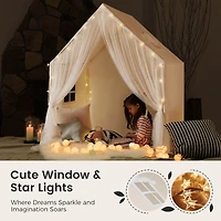 Tiny Land Large Space Playhouse with Star Lights