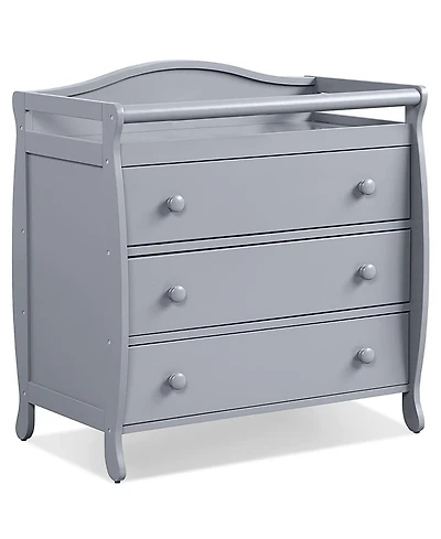 Gouun Baby Changing Table with 3 Storage Drawers and Safety Belt