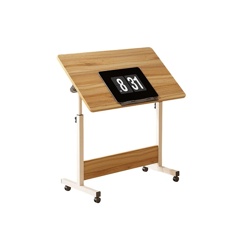 gaomon Mobile Standing Desk with Wheels- Height Adjustable Sit-Stand Desk- Foldable for Compact Home Office
