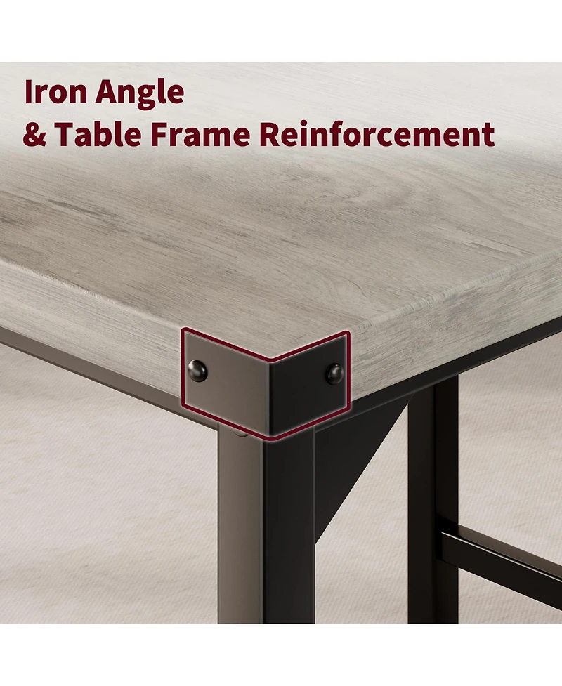 gaomon 3-Piece 2-Person Counter-Height Table Set