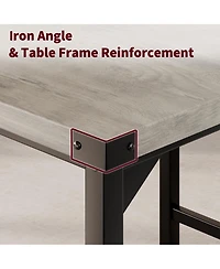 gaomon 3-Piece 2-Person Counter-Height Table Set
