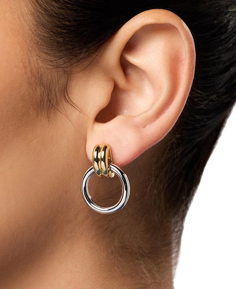 Ana Luisa Quinn Two-Tone Statement Earrings