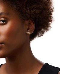 Ana Luisa Tracy Gold-Plated Bow Earrings